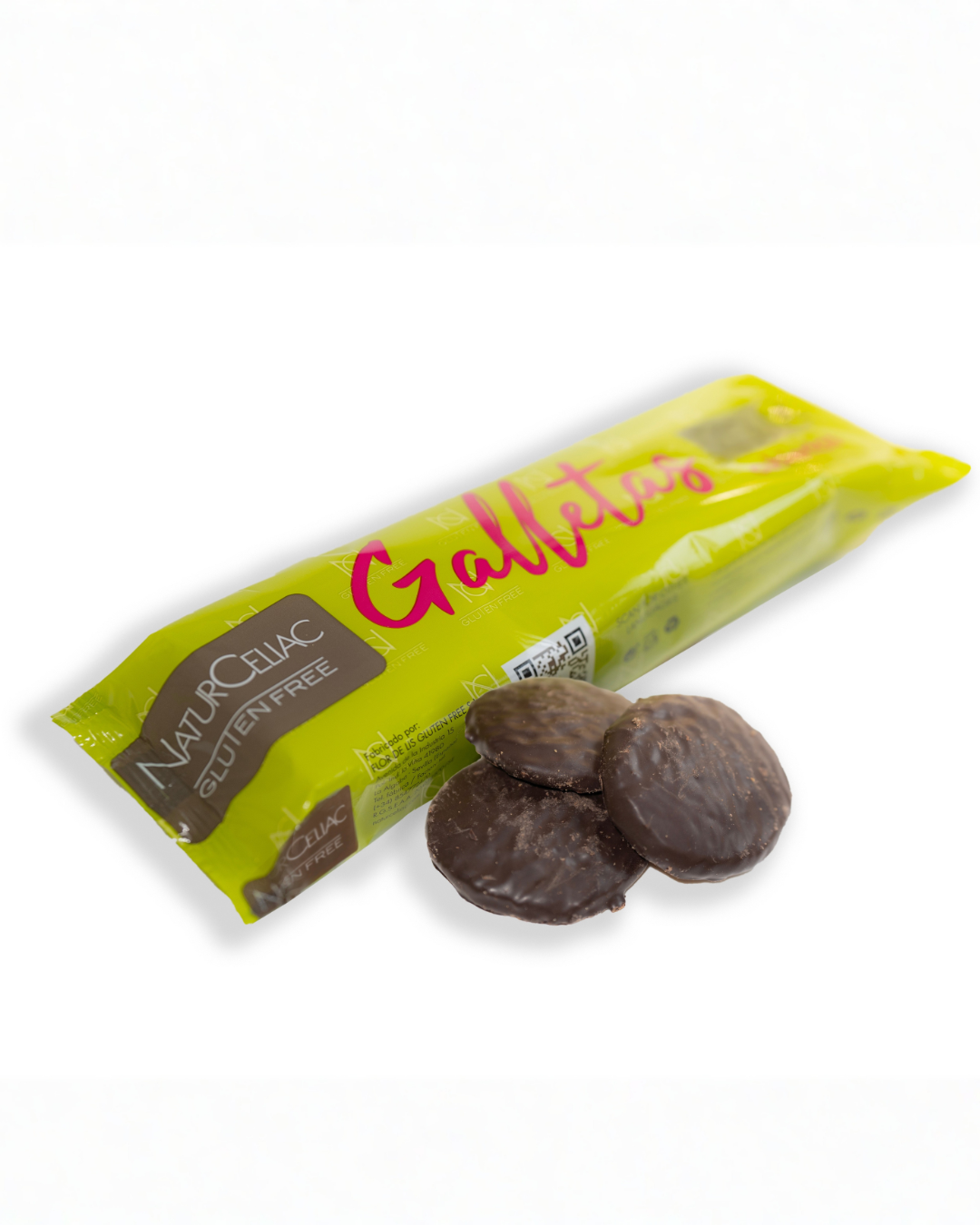 Galletas cubiertas de chocolate (envase)