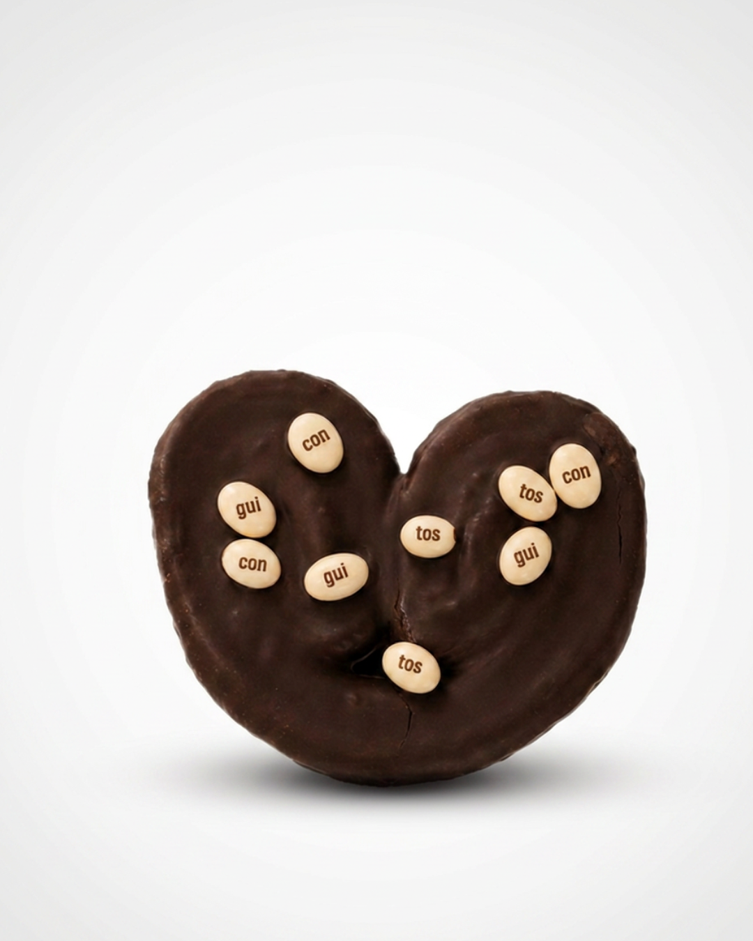 Palmera de chocolate con Conguitos blancos
